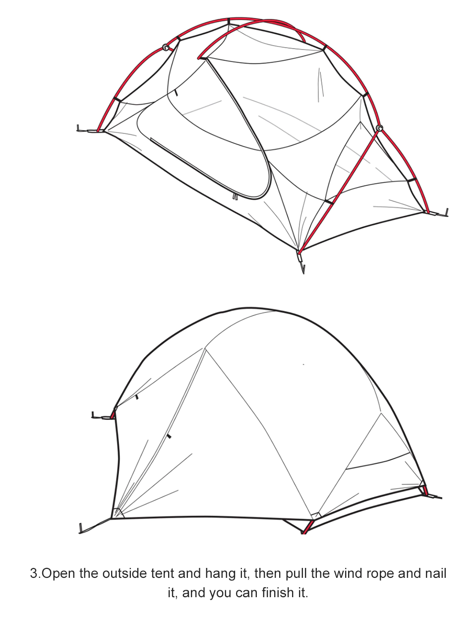 Cheap Goat Tents PACOONE Ultralight 20D Nylon Camping Tent Portable Backpacking Cycling Tent Waterproof Outdoor Hiking Travel Tent Beach Tent New   